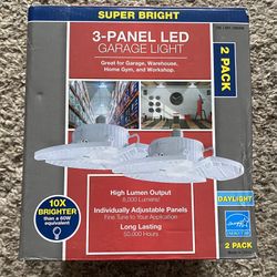 Garage Light, 3 Panel LED