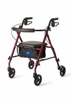 Medline 4-Wheel Rollator Walker