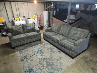 Ashley Gray Sofa & Loveseat Set