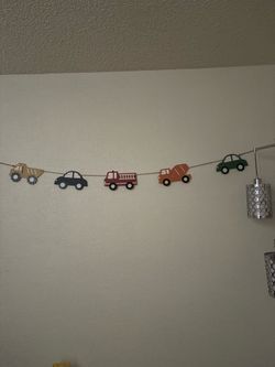Kids truck wall decor