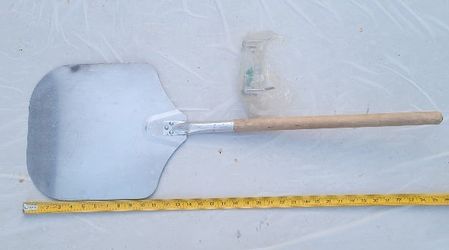 American Metalcraft Aluminum Pizza Peel, 12”x14”, 36” Overall