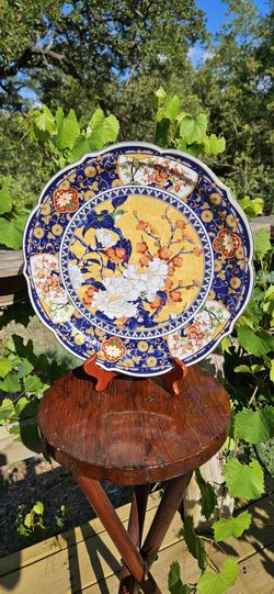 Vintage Seto Yaki Porcelain Plate