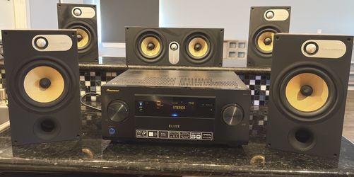 Home Theater system-B&W Speakers, Pioneer SC-71 Receiver