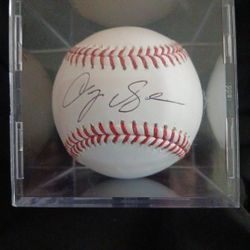 Corey Seager Autographed Baseball
