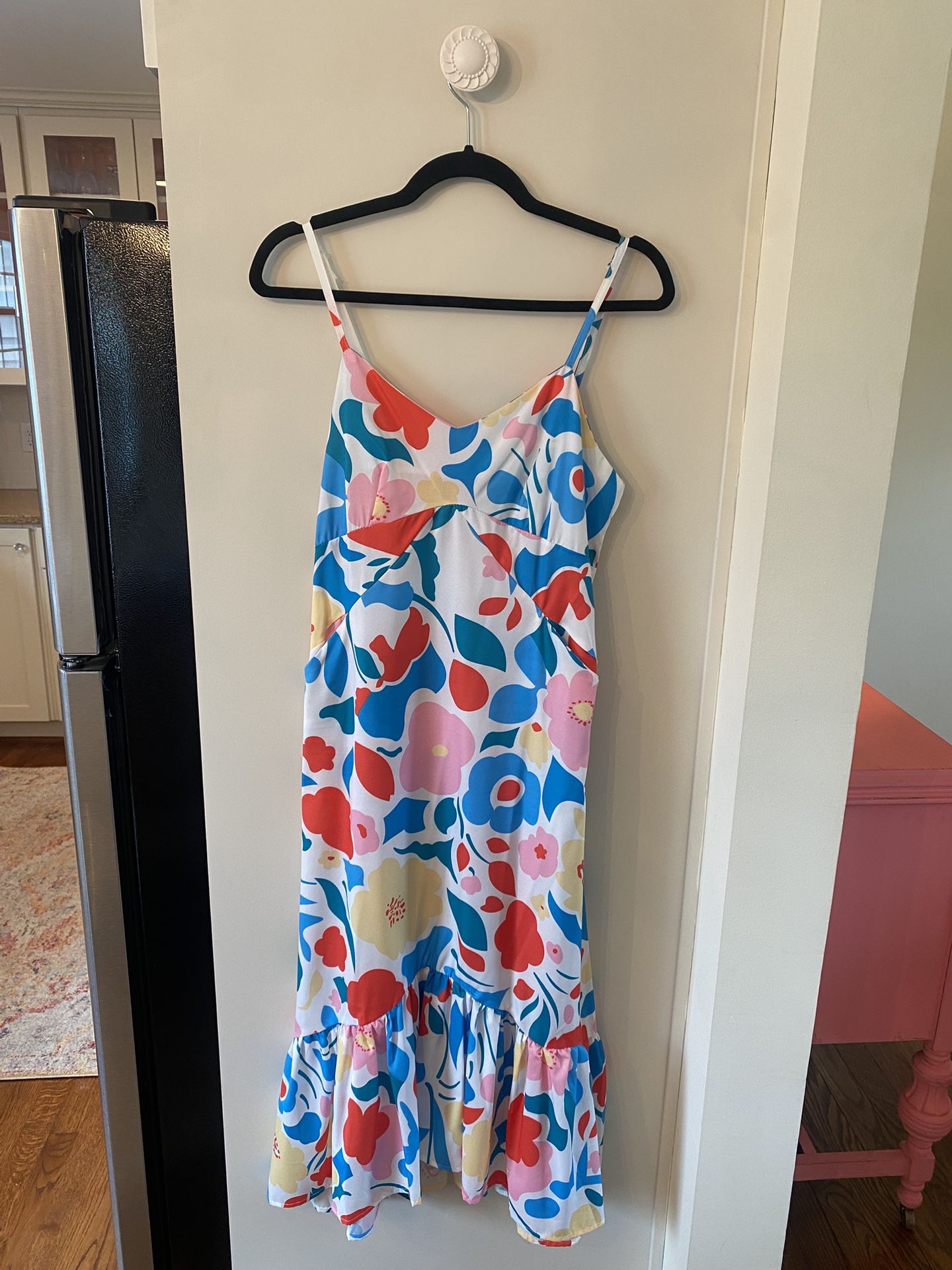 Floral Spaghetti Strap Dress