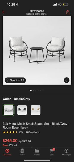 3pck Mesh Metal Set