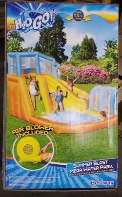 H2O summer Blast Mega water park over 13ft. Long Air Blower include