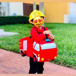 Kids/Toddlers Fire Truck Costume - Halloween