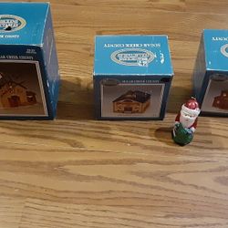 Lot Of 3 Dickens Collectibles Houses