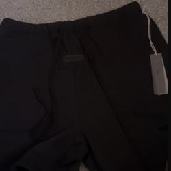 Essentials Fear Of God Black Shorts Size M
