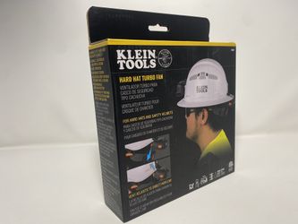 Klein Tools 60821 Rechargeable Portable Cooling Turbo Fan for Hard Hats and Safety Helmet Airflow