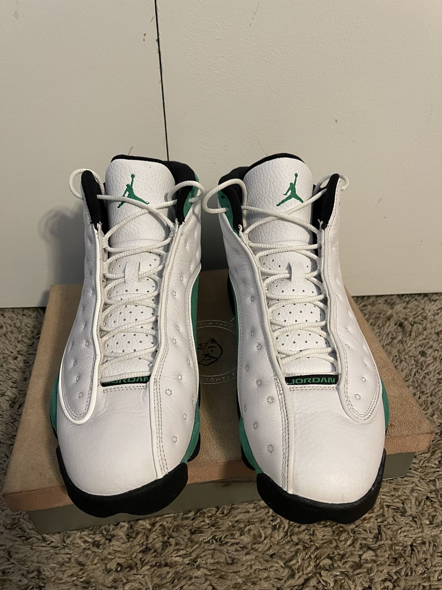 Jordan Retro 13 Lucky Green Size 10.5 Good Condition
