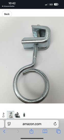 Bean Clamp With Bridle Ring Cable Hanger 1-1/2