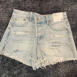 Aeropostale Women’s Distressed Mom Jean, 0, NEW