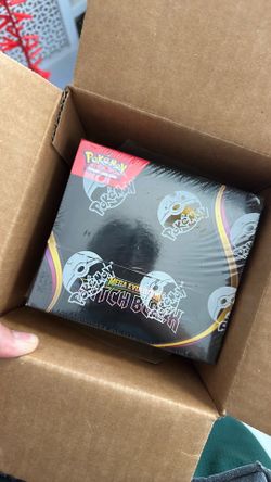 Pokemon pitch black booster box 8x