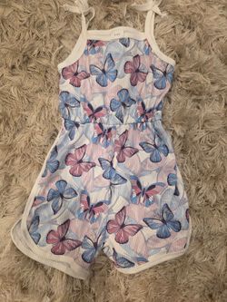 Toddler butterfly romper