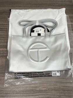 Telfar Medium Shopping Bag/Purse With Dustbag Silver NWT Dustbag NEW 15X10X7