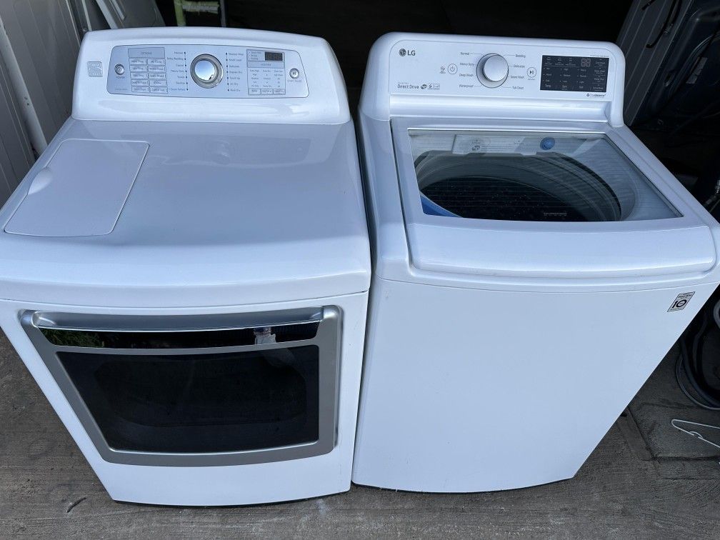 LG Washer And Kenmore Gas Dryer 