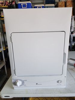 BRAND NEW GE 3.6 cu. ft. 120-Volt White Stackable Electric Vented Stationary Compact Dryer