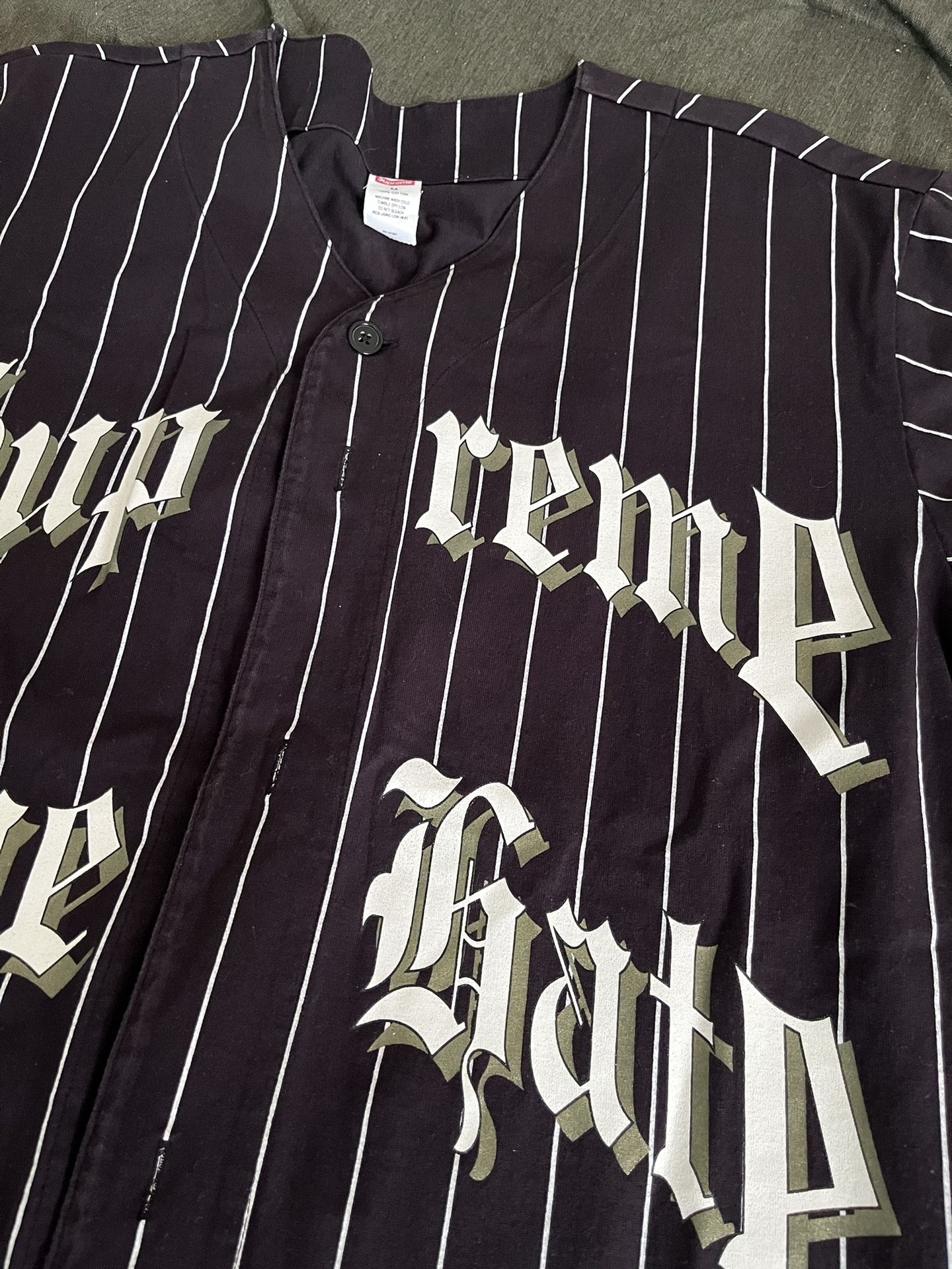 Supreme Love Hate Baseball Jersey Size:M