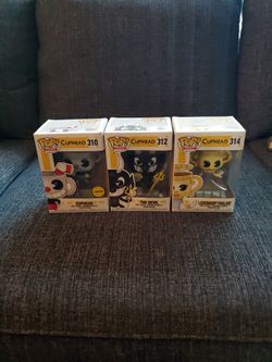 Funko Pops. Cup Head Series