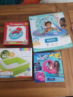 $8-10 for all Baby pool floats