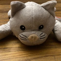 Gray Kitty Cat Plush Kitten Stuffed Animal Toy 9" Melissa & Doug Sewn Eyes