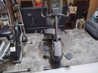 Two exercise bikes one has fan on it haven't been used that many times they both work
