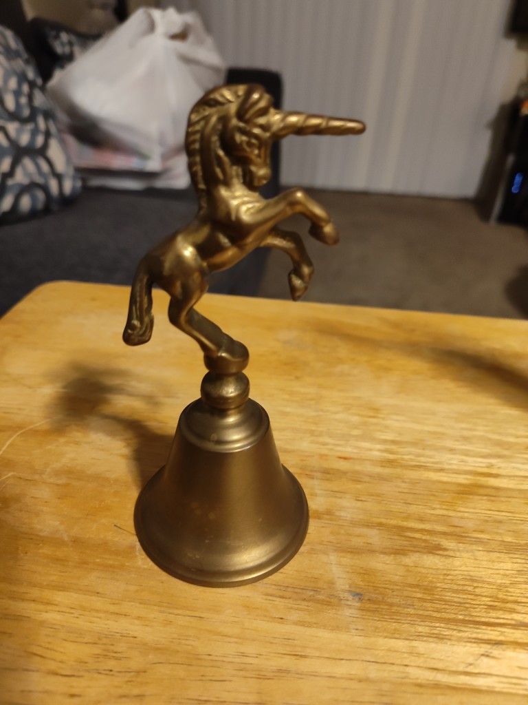 Brass Unicorn Bell
