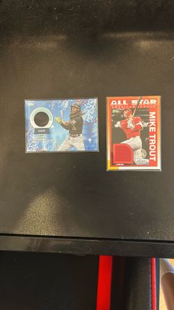 Baseball Mike Trout And O'Neil Cruz  Game-used
