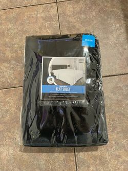 Black Queen Flat Sheets 6 Pack. Paquete De Sabanas Queen