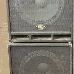 CGM speaker Cabinets, Model: ARB-118-2. 800 Watts