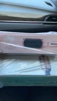 L’ange brush hair dryer & straightener