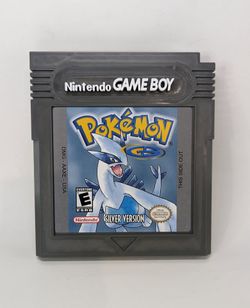  New 3D Printed Pokemon Game Boy Cartridge - Silver