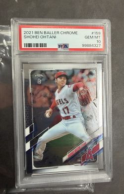 2021 Ben Baller Chrome SHOHEI OHTANI 159 PSA 10 GEM MINT