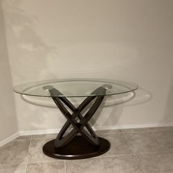 Glass Console Table