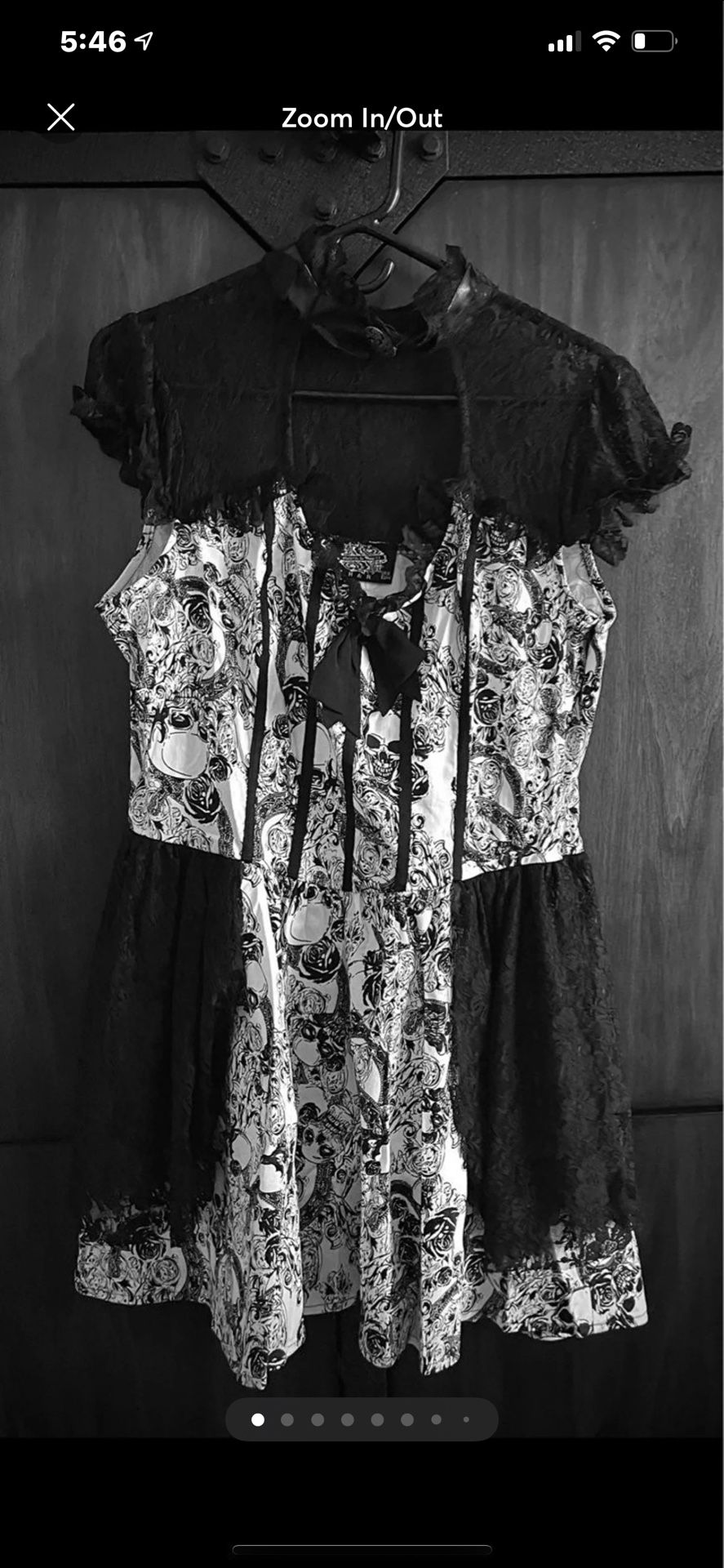 NEW Black & White H&R Skull Dress 🖤🤍
