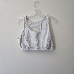 White Sports Bra