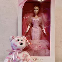 2006 BREAST CANCER BARBIE & BEANIE 