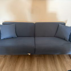 Blue Futon