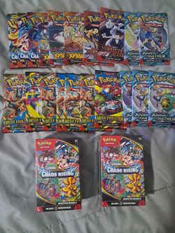 Pokemon assorted packs + 2 booster bundles