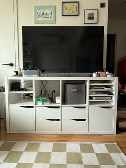 IKEA KALLAX Shelving Unit with Inserts