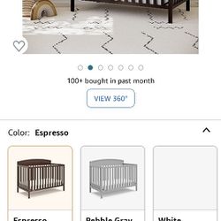 3 In One crib with mattress 