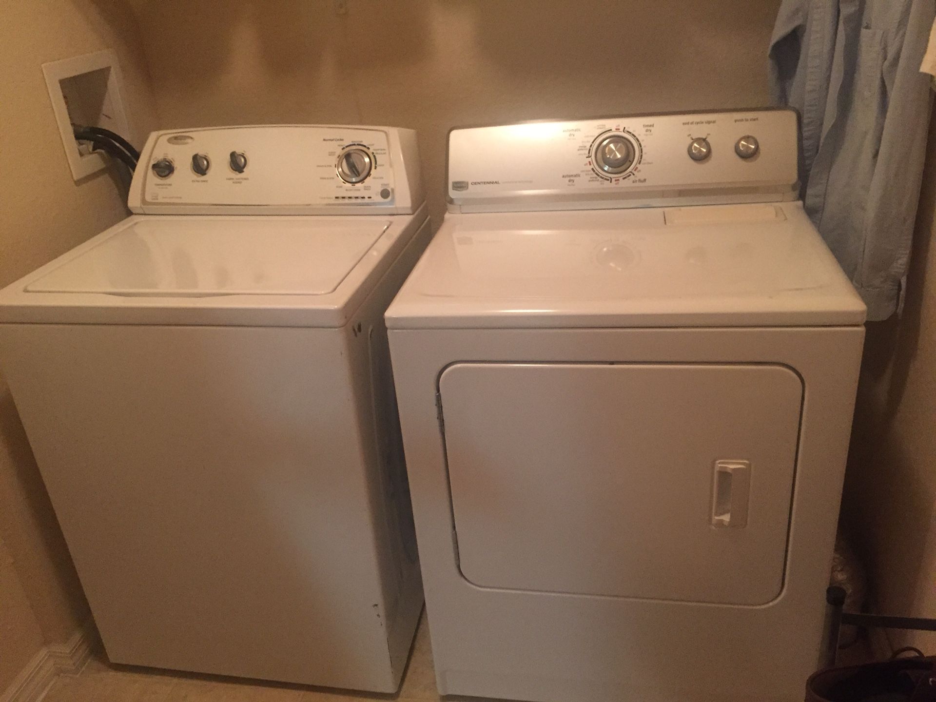 Whirlpool Washer & Dryer