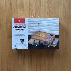 Bamboo Utility Chopping Board Set