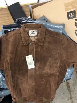 Men's Genuine Italian Suede A Collezioni (Armani) Jacket NWT Medium or Large Sizes