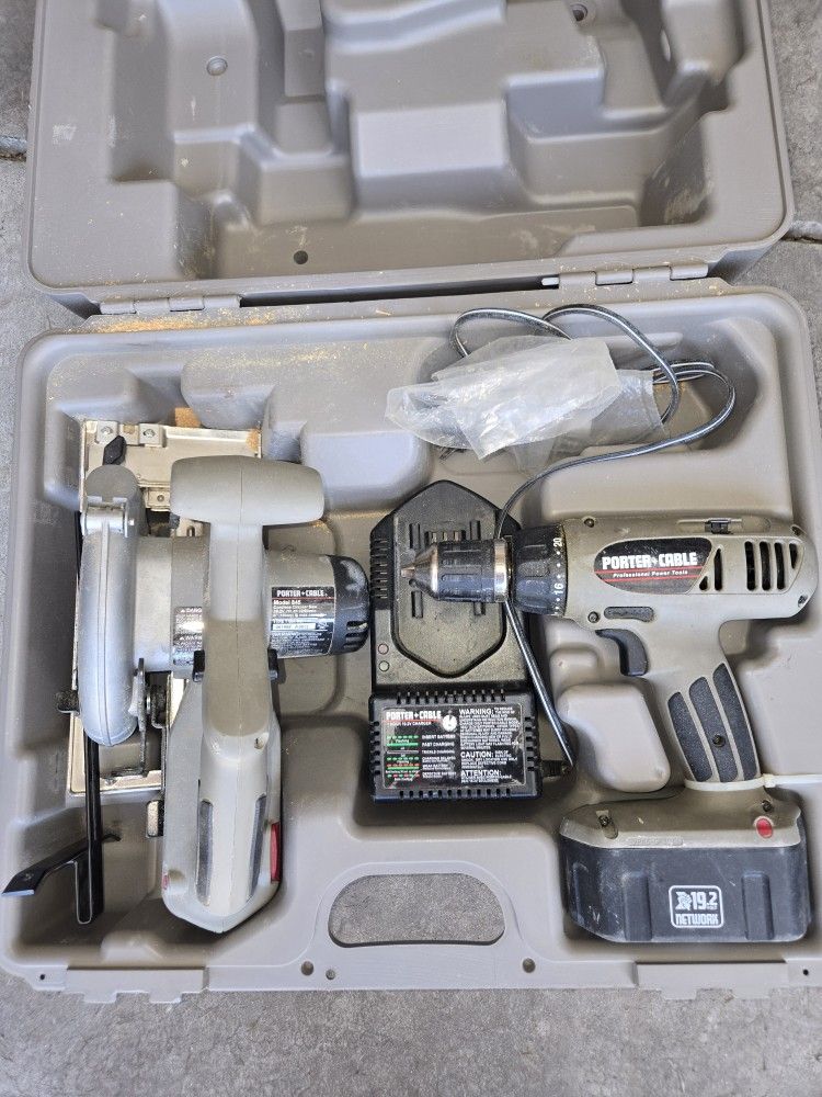 Porter-Cable Tool Set Drill And Saw