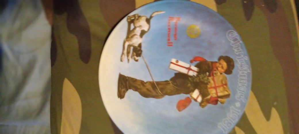Norman Rockwell Plate$10