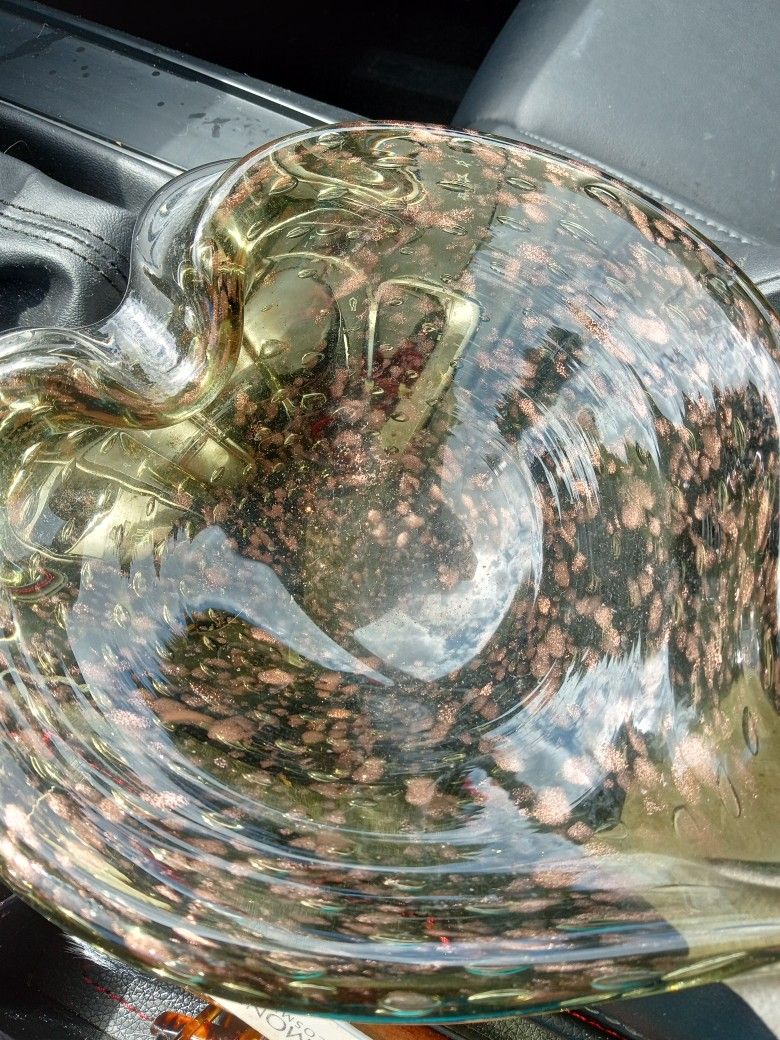 VINTAGE MARIANO GLASS ASHTRAY