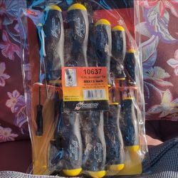 Bondhus 10637 BSX13 13-Piece Balldriver Ball End Hex Screwdriver Set SAE .050-3/8